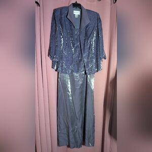 DAVID'S BRIDAL Lavender Skirt Set with Jacket 18WP